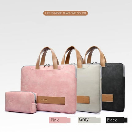 Women's Laptop Leather Briefcase - Wnkrs