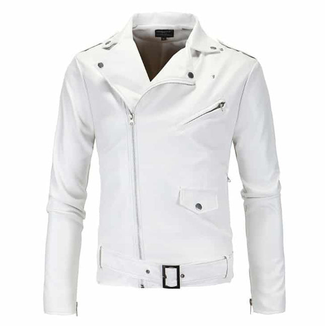 Men's Classic Style Biker Jacket - Wnkrs