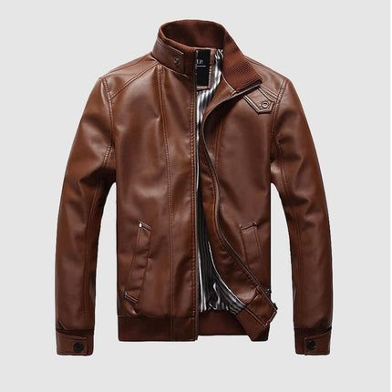 Men's Classic Leather Jacket - Wnkrs