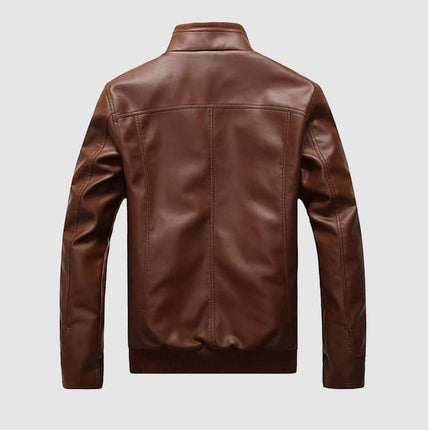 Men's Classic Leather Jacket - Wnkrs