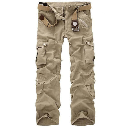 Comfortable Loose Cotton Men's Cargo Pants - Wnkrs