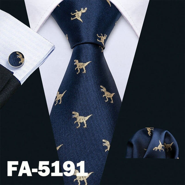 Men's Dinosaurs Patterned Tie - Wnkrs