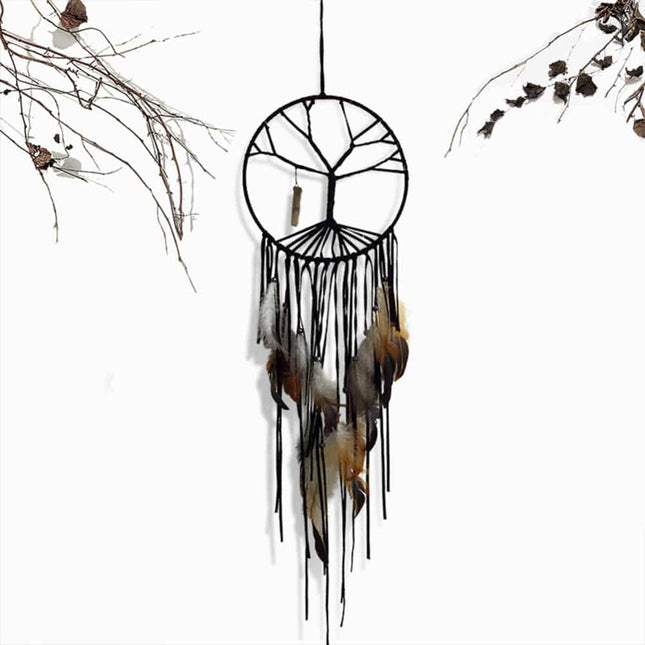 Boho Style Mini Tree Dream Catcher - wnkrs