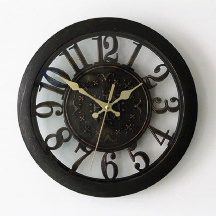 Antique Style Iron Quartz Wall Clock - Wnkrs