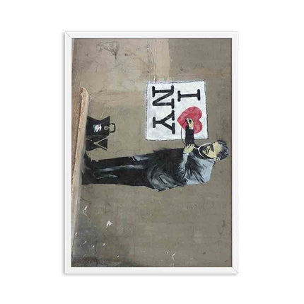 Abstract Wall Art Canvas Banksy Style - wnkrs