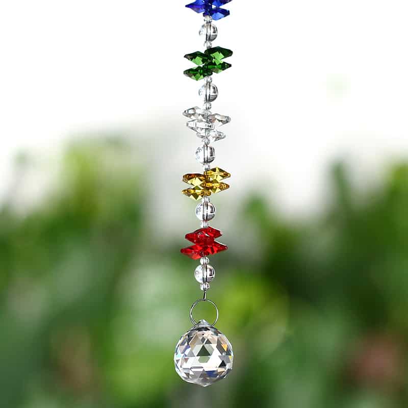 Feng Shui Colorful Crystal Suncatcher