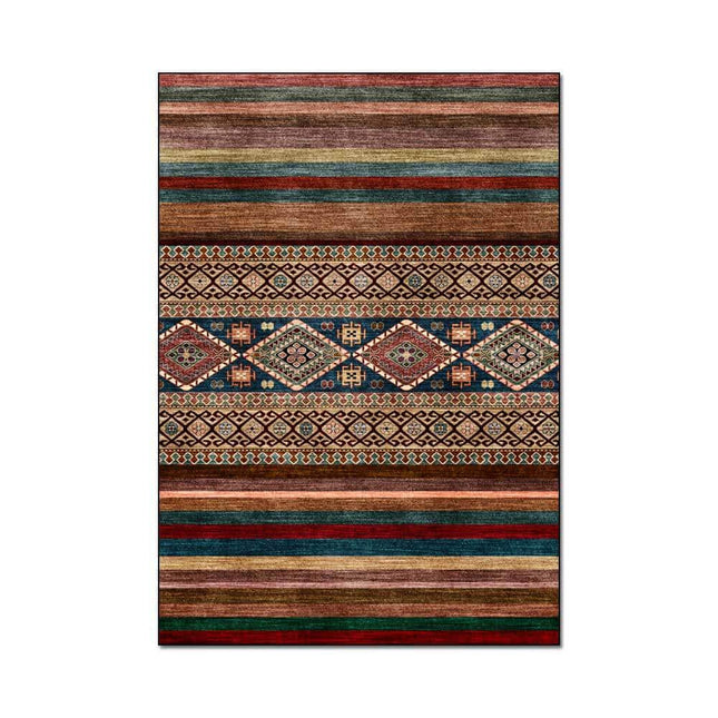 Abstract Geometric Living Room Carpet - wnkrs