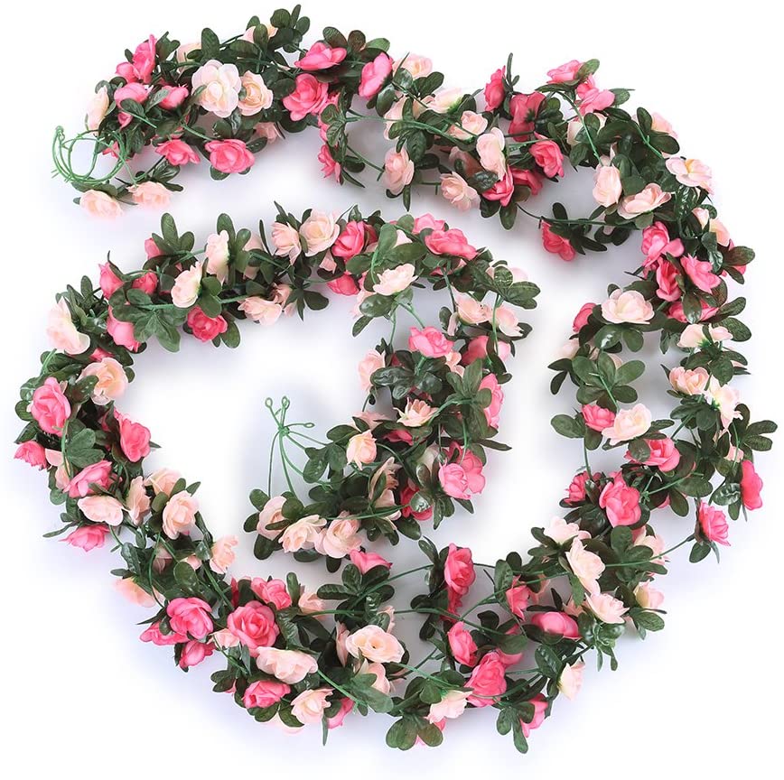 Artificial Rose Flowers Garlands Set