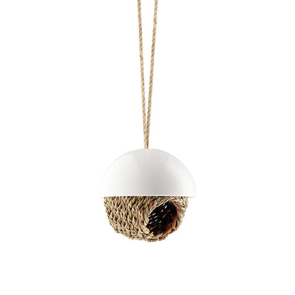 Hanging Woven Porcelain Bird Shelter - wnkrs