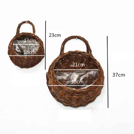 Woven Bamboo Wall Hanging Storage Basket - Wnkrs