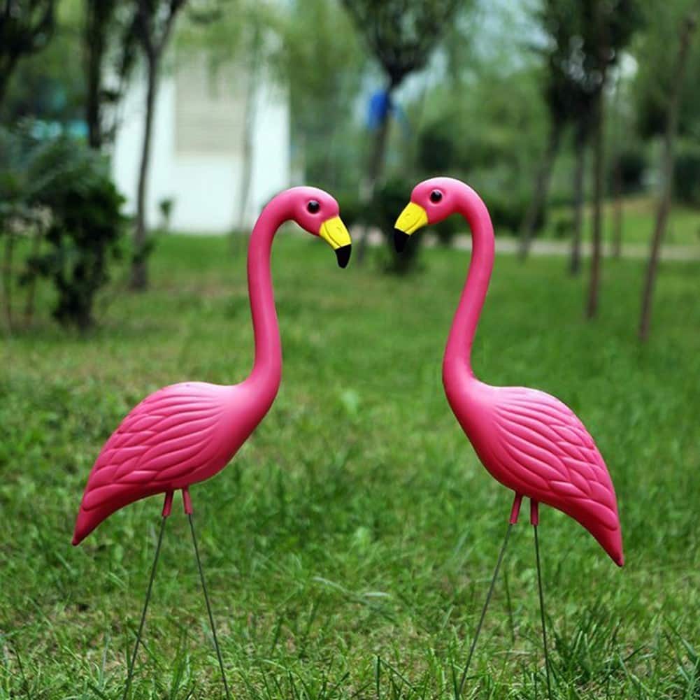 Artificial Flamingo Garden Ornament