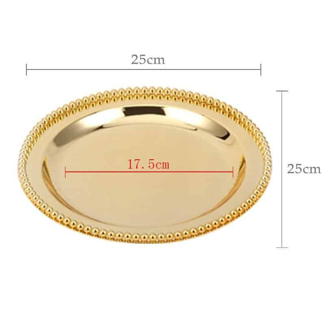 Luxury Metal Tray in Gold and Silver - Wnkrs