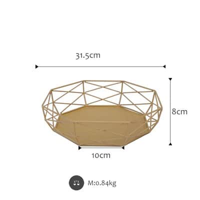 Wrough Iron Storage Basket - Wnkrs