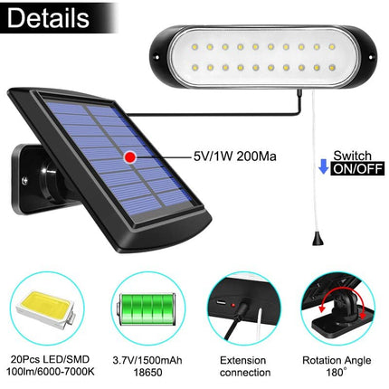 20LED Waterproof Solar Light - wnkrs