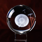 6 cm / base en cristal