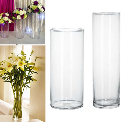 Acrylic Cylinder Shape Vase - wnkrs