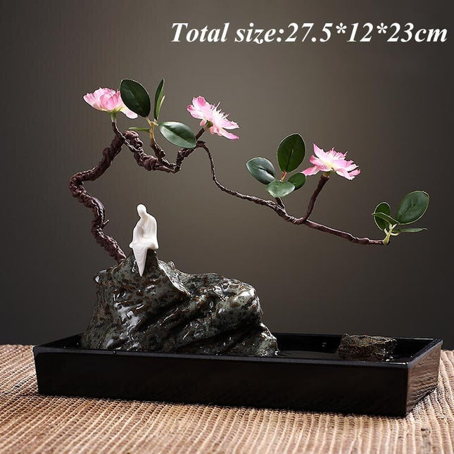 110V/220V Indoor Floral Feng Shui Water Fountain - wnkrs