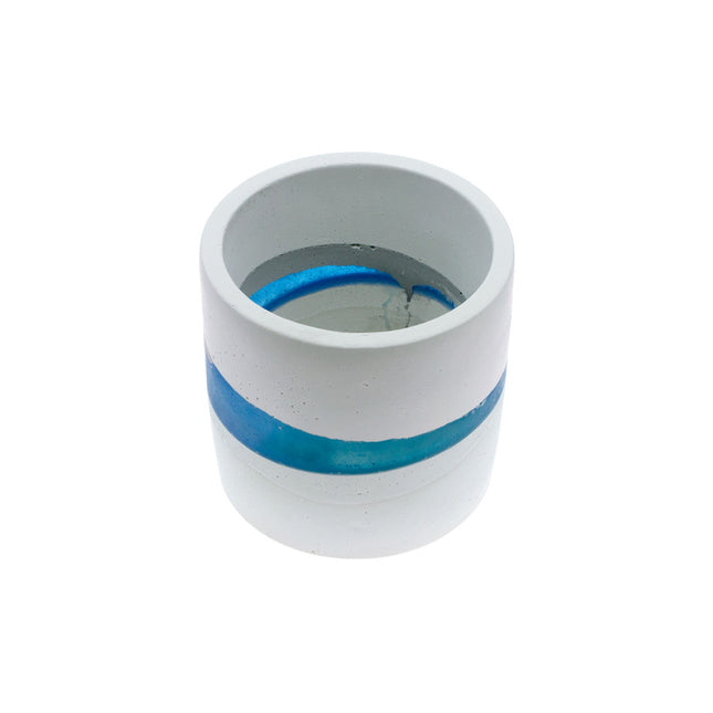 Blue Resin Planter - wnkrs
