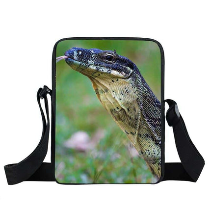 Messenger Bag With Frog Print - Wnkrs