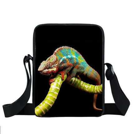 Messenger Bag With Frog Print - Wnkrs