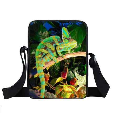 Messenger Bag With Frog Print - Wnkrs