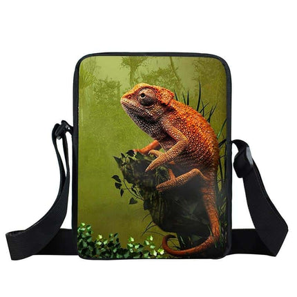 Messenger Bag With Frog Print - Wnkrs