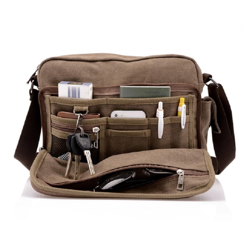 Waterproof Canvas Men's Shoulder Bags