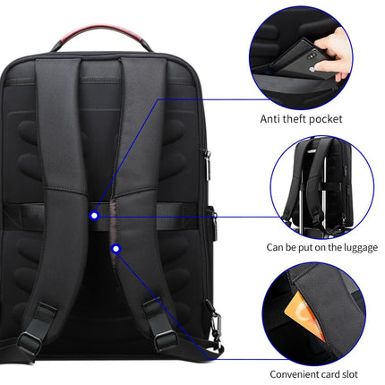 Geometric Design Laptop Backpack - Wnkrs