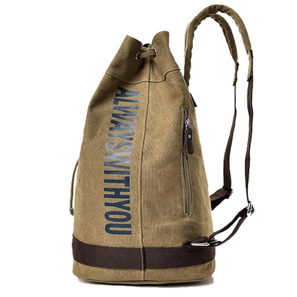 Men's Multifunction Canvas Two Size Backpacks - Wnkrs