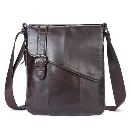 Men's Genuine Leather Messenger Bag - Wnkrs