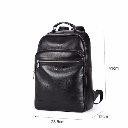 Fashion Men's Genuine Leather Backpack - Wnkrs