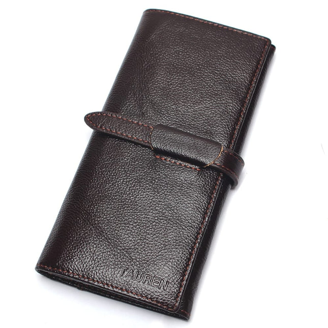 Men's Genuine Leather Long Wallet - Wnkrs