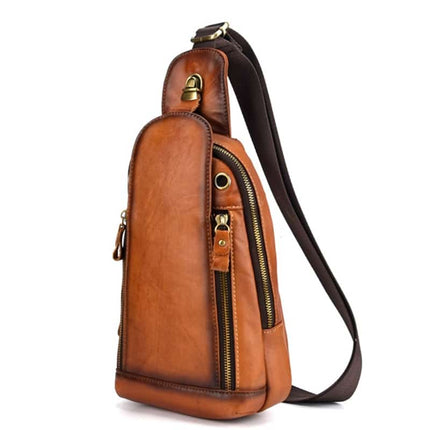 Vintage Men's Genuine Leather Backpack - Wnkrs