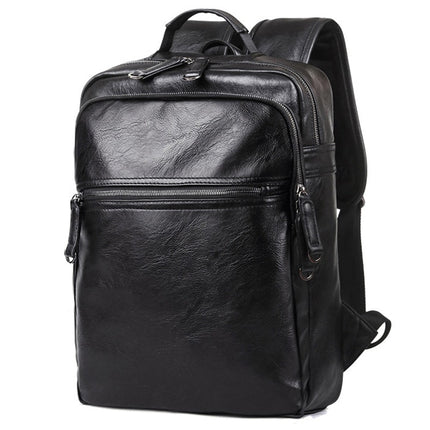 Men's Leather Travel Backpack - Wnkrs