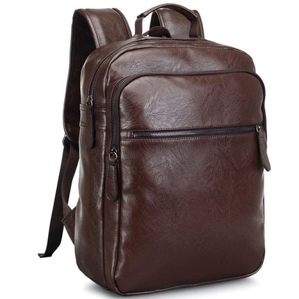 Men's Leather Travel Backpack - Wnkrs