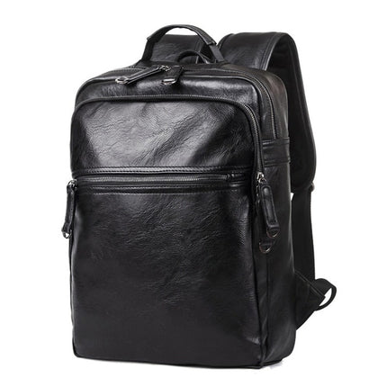 Men's Leather Travel Backpack - Wnkrs