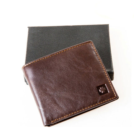 Men's Cow Leather RFID Blocking Wallet - Wnkrs