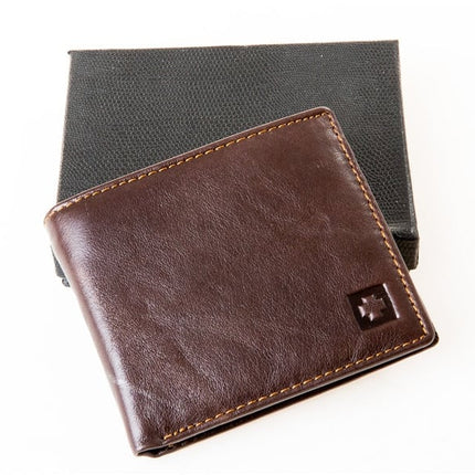 Men's Cow Leather RFID Blocking Wallet - Wnkrs