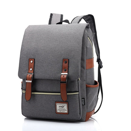 Unisex Preppy Style Backpack - Wnkrs