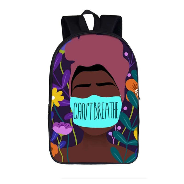 Black Lives Matter Printed Canvas Backpack - Wnkrs