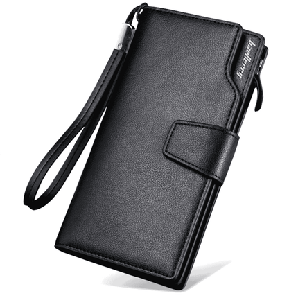 Men's PU Leather Long Wallet - Wnkrs