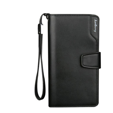 Men's PU Leather Long Wallet - Wnkrs