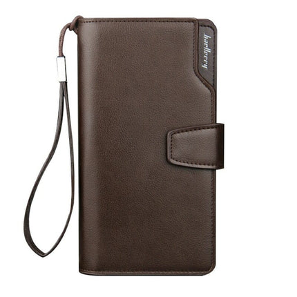 Men's PU Leather Long Wallet - Wnkrs