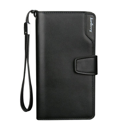 Men's PU Leather Long Wallet - Wnkrs