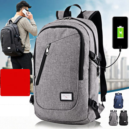 Men's USB Charger Backpack - Wnkrs