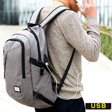 Men's USB Charger Backpack - Wnkrs