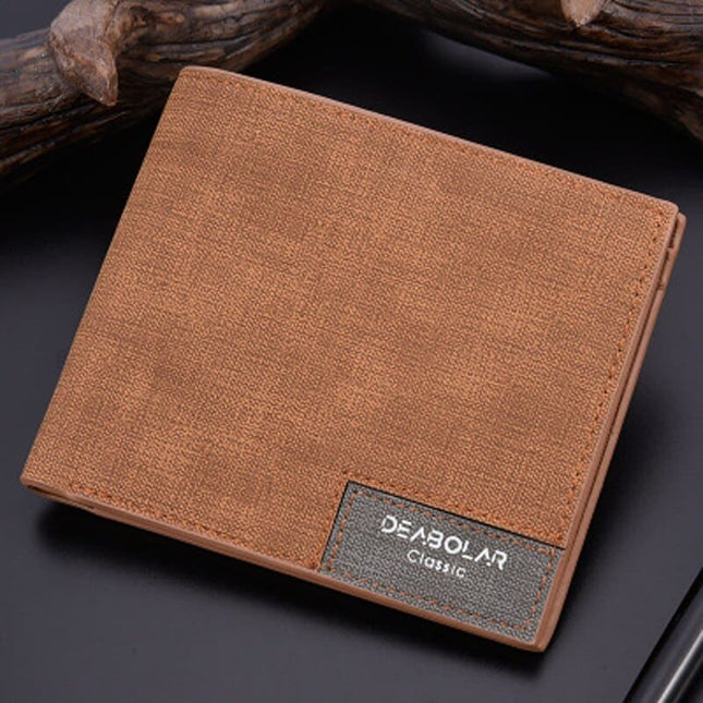 Men's Vintage PU Leather Wallet - Wnkrs