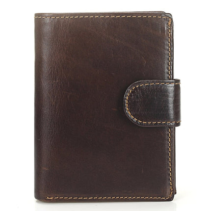 Men's Genuine Cow Leather Short Wallet - Wnkrs