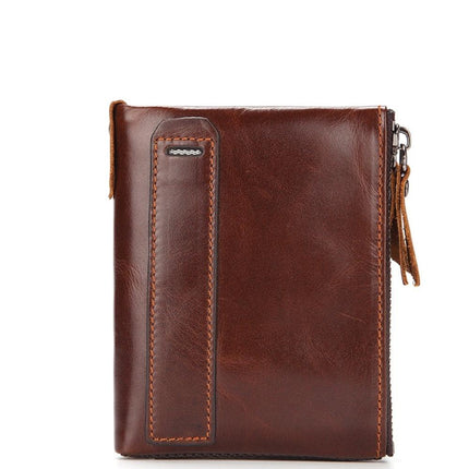 Men's Genuine Leather Coin Bag - Wnkrs