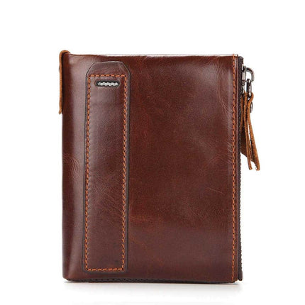 Men's Genuine Leather Coin Bag - Wnkrs